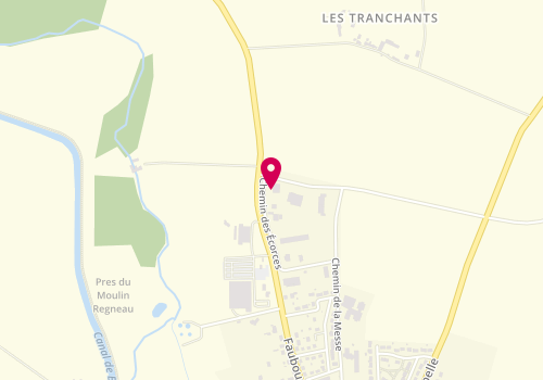Plan de PERCHERON Menuiserie, Zone Artisanale Chemin des Écorces, 45230 Châtillon-Coligny