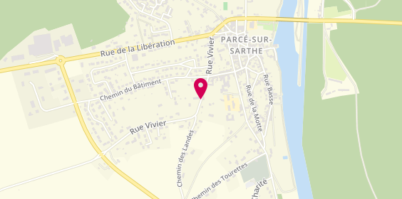 Plan de Menuiserie CDH, 17 Rue Vivier, 72300 Parcé-sur-Sarthe