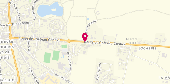 Plan de BMA Beucher Menuiserie Agencement, 100 Route de Château-Gontier, 53400 Craon