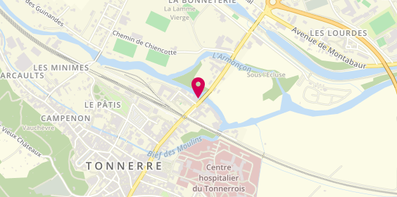 Plan de Simon Menuiserie, 41 Rue du Pont, 89700 Tonnerre