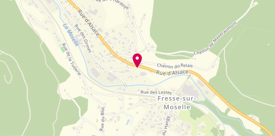 Plan de Atelier la Petite Vosgienne Menuise, 42 Rue des Ormes, 88160 Fresse-sur-Moselle