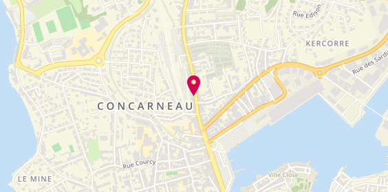 Plan de Toitferm, 37 avenue de la Gare, 29900 Concarneau