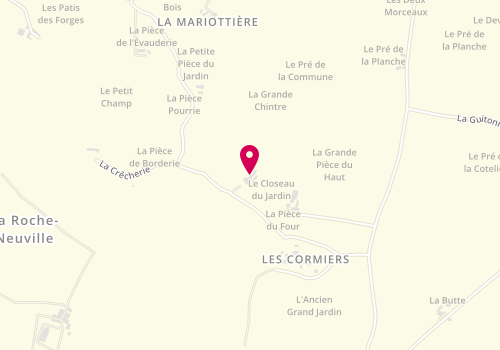 Plan de LETERRIER Dominique, La Borderie, 53200 La Roche-Neuville