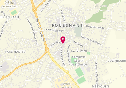 Plan de Menuiserie Fouesnantaise, 37 Rue de Cornouaille, 29170 Fouesnant