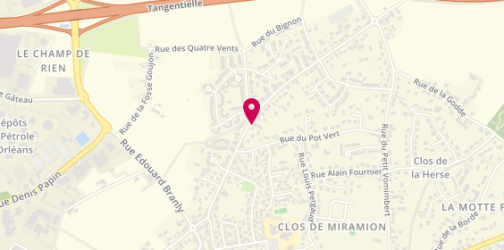Plan de Miroiterie BUSSON, 168 Rue de Charbonnière, 45800 Saint-Jean-de-Braye