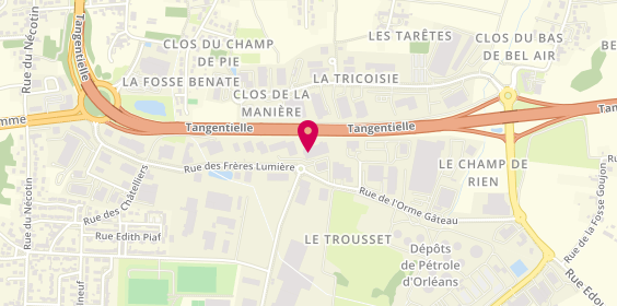 Plan de Menuiserie Teroy, 40 Rue des Frères Lumière, 45800 Saint-Jean-de-Braye