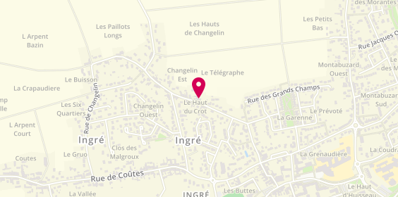 Plan de AQUILES Agencement & Menuiserie, 36 Bis Rue de Changelin, 45140 Ingré