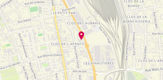 Plan de Chamacris, 15 Rue André Dessaux, 45400 Fleury-les-Aubrais