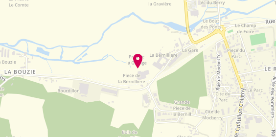 Plan de Entreprise Dassy Menuiserie, 278 Route de Gy Les Nonains, 45220 Château-Renard