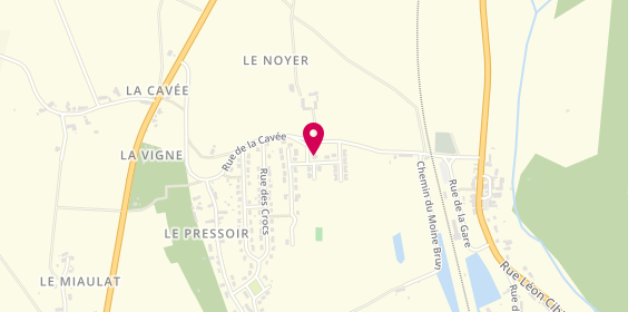 Plan de GAUTHIER Didier, 1 Pl. Des Noyers, 41160 Saint-Hilaire-la-Gravelle