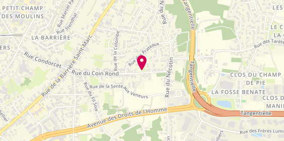 Plan de Cd Menuiseries, 33 Rue du Coin Rond, 45000 Orléans