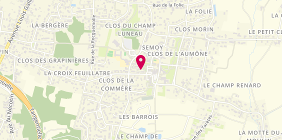 Plan de Delarue, 485 Rue Leonard de Vinci Zone Aménagement des Chatelliers, 45400 Semoy