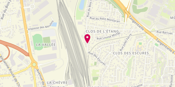 Plan de FMCM Menuiserie, 22 Rue Escures, 45400 Fleury-les-Aubrais
