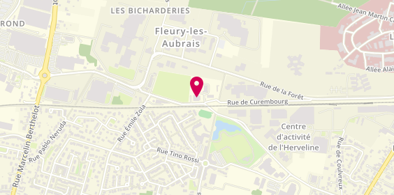 Plan de Menuiserie Chevallier Frères, 93 Rue de Curembourg, 45400 Fleury-les-Aubrais