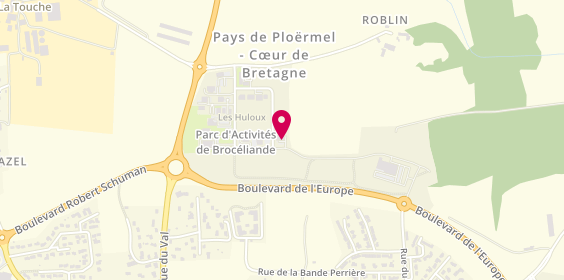 Plan de Dubois Bgr, Rue des Huloux
parc d'Activité de Brocéliande, 56800 Ploërmel