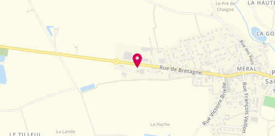 Plan de Hamon Menuiserie, Zone Artisanale du Moulin A Vent, 53230 Méral