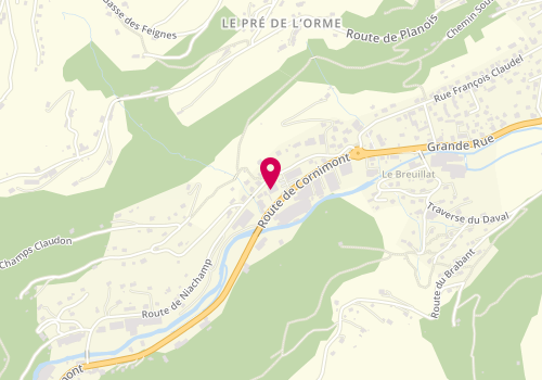 Plan de Menuiserie Vaxelaire - la Bresse - Vosges, 2 Route de Cornimont, 88250 La Bresse