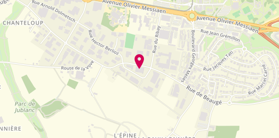 Plan de Miroiterie Lebrun, Mail: Accueil@Miroiterielebrun.fr
146 Rue de Beaugé, 72000 Le Mans