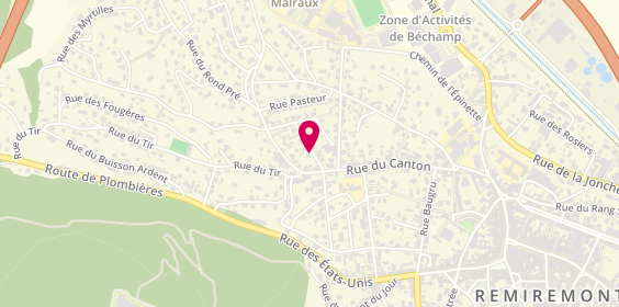 Plan de Zone Fermeture, 3 Rue du Château, 88200 Remiremont