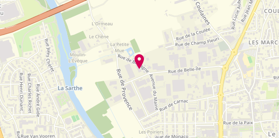 Plan de Decoup'Bois, Rue de Touraine, 72190 Saint-Pavace