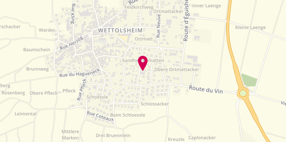 Plan de Etablissements Soell, 13 Rue des Prés, 68920 Wettolsheim