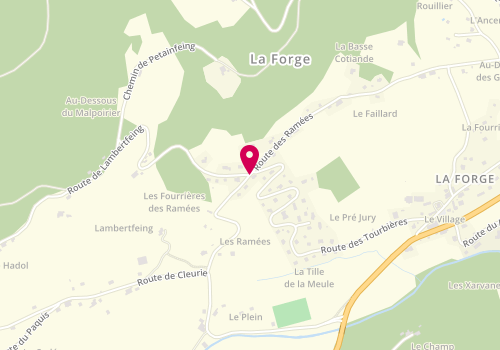 Plan de Gitton Jean Louis, 25 Route Ramées, 88530 La Forge