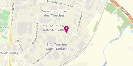 Plan de Entreprise Colas, Zone Industrielle des Touches 15 Rue Jean Baptiste Lafosse, 53000 Laval