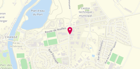Plan de Gérault Menuiseries, 32 Boulevard des Manouvriers, 53810 Changé