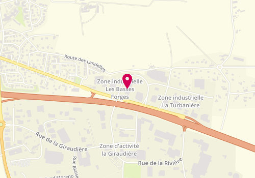 Plan de Quéguiner Matériaux, 11 Rue des Basses Forges
Zone Industrielle Les Basses Forges, 35530 Noyal-sur-Vilaine