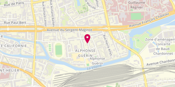 Plan de Allo Jm Miroiterie Vitrerie, 8 Rue Saint-Pol Roux, 35000 Rennes