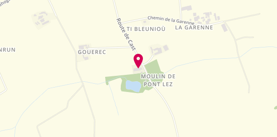 Plan de Alu Services - Vérandas - Stores - Menuiseries - Quimper, Moulin de Pont Lez, 29180 Quéménéven