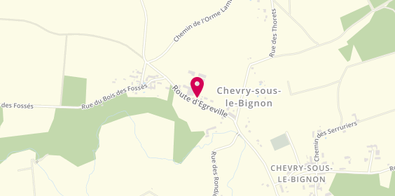 Plan de BEAUVAIS Jean Francois, 12 Route d'Egreville, 45210 Chevry-sous-le-Bignon