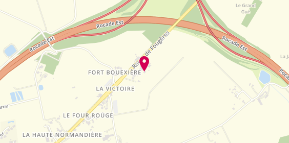 Plan de Menuiserie Bruno Delahaye, 108 Route de Fougères, 35510 Cesson-Sévigné