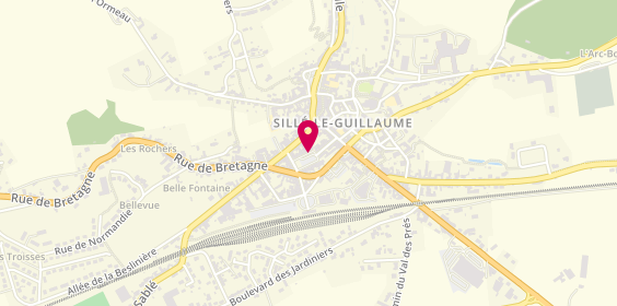 Plan de DOUTEAUX Gilles, 10 Place de la Republique, 72140 Sillé-le-Guillaume