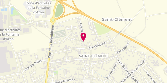 Plan de Amt Entreprise Services, 4 Rue Popelin, 89100 Saint-Clément