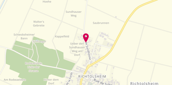 Plan de OTT Jonathan, 17 Rue Sundhouse, 67390 Richtolsheim