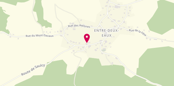 Plan de Sébastien Batot, 8 Route de Saulcy, 88650 Entre-deux-Eaux