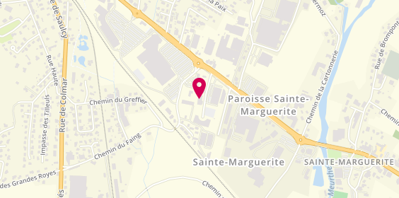 Plan de Antoine Miroiterie Deodatienne, 112 Rue des Pierres du Faing, 88100 Sainte-Marguerite