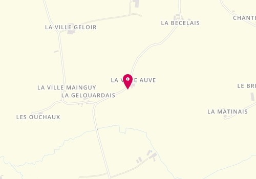 Plan de Menuiserie LEMOINE, 13 la Ville Auvé, 35190 Saint-Pern