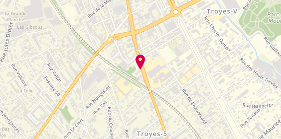 Plan de Dymatec Troyes, 186 avenue Pierre Brossolette, 10000 Troyes