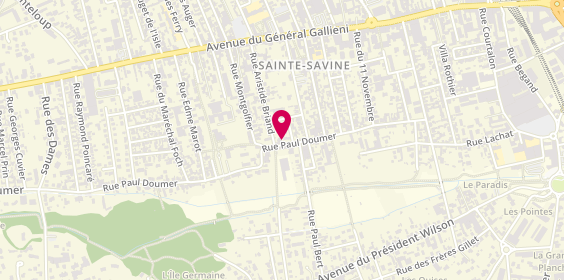Plan de Mmp10, 34 Ter Rue Paul Doumer, 10300 Sainte-Savine