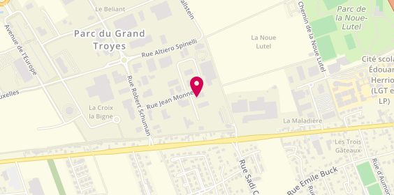 Plan de D' Panne Menuiserie, 7 Rue Jean Monnet, 10300 Sainte-Savine