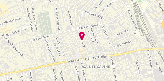 Plan de Mc-Menuiserie, 17 Rue Hauvy, 10300 Sainte-Savine