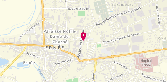 Plan de Menuiserie Fougerais, 1 avenue Général de Gaulle, 53500 Ernée