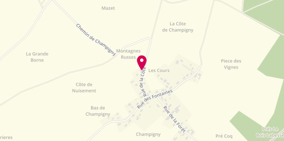 Plan de Atout Service Aubois, 9 Route Champigny, 10270 Laubressel