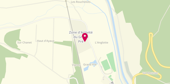 Plan de Menuiserie Hervé BONNECUELLE, Grand Pré Zone Artisanale, 52320 Froncles