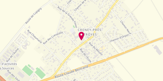 Plan de Menuiserie Pontoise, Rue des Saules Zone Artisanale des Sources, 10150 Creney-près-Troyes