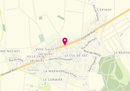 Plan de L'Atelier de Jp, 19 Rue Grande, 77130 Ville-Saint-Jacques