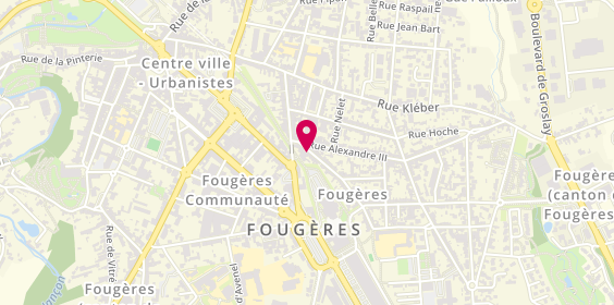 Plan de BLOT Patrick, 6 Rue Duguesclin, 35300 Fougères