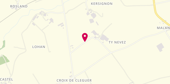 Plan de DEFFEIN Laurent, Chemin de Ty Nevez, 29460 Irvillac